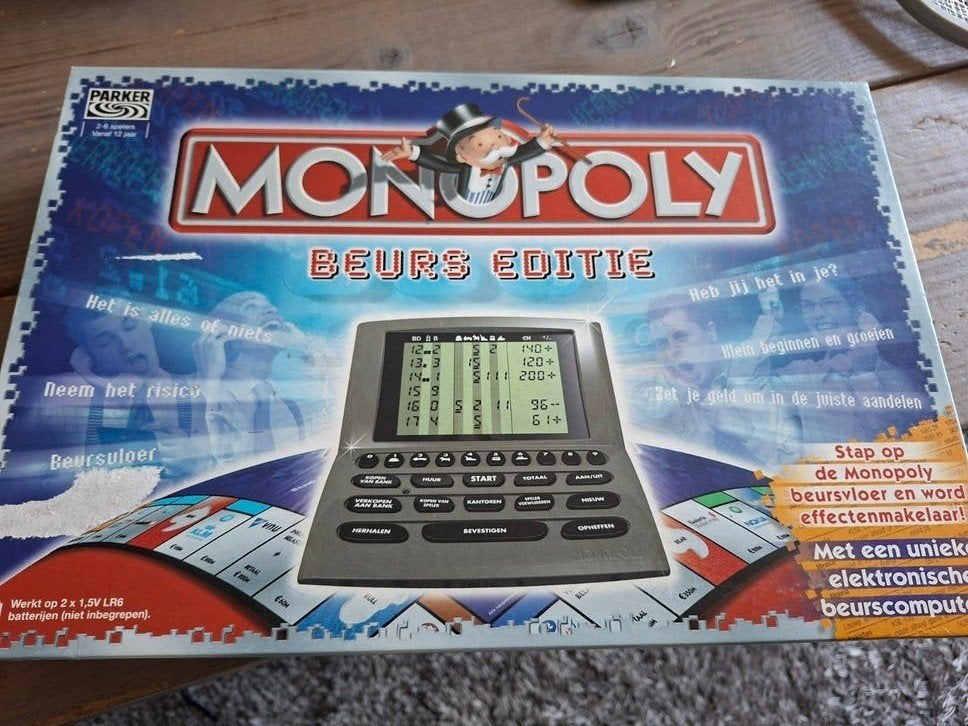 Monopoly Beurs Editie - Compleet met Elektronische Computer, Hobby en Vrije tijd, Gezelschapsspellen | Bordspellen, Vijf spelers of meer