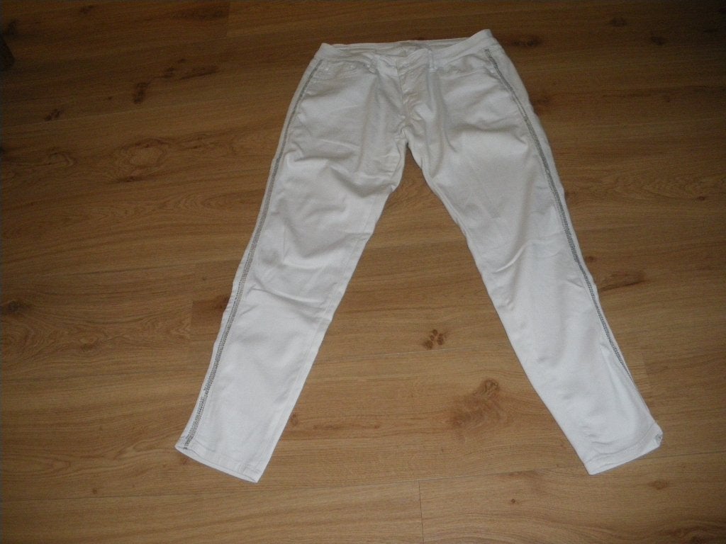 nieuw leuke witte zomer broek siersteentjes toxik mt 40, Maat 38/40 (M), Wit, Nieuw, Ophalen of Verzenden