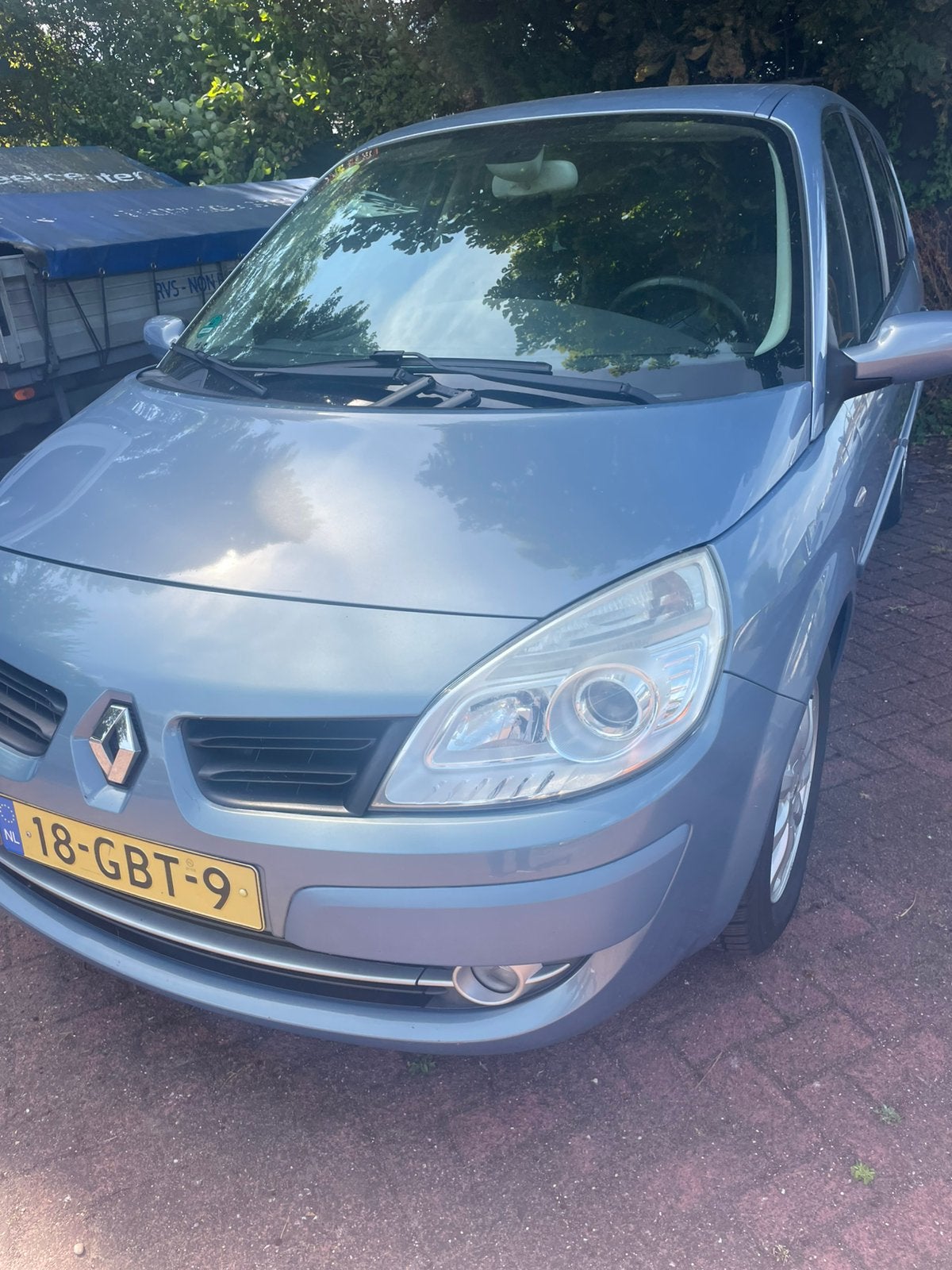 Renault Grand Scenic 2.0 16V 5P AUT 2008 Blauw, 1998 cc, 4 cilinders, Blauw, Origineel Nederlands