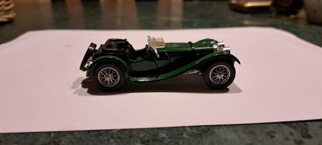 Jaguar ss 100 1:43, Ophalen of Verzenden, Auto, Solido