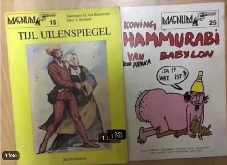 2 delen uit de Magnumreeks, Meerdere stripboeken, Ophalen of Verzenden, Gelezen