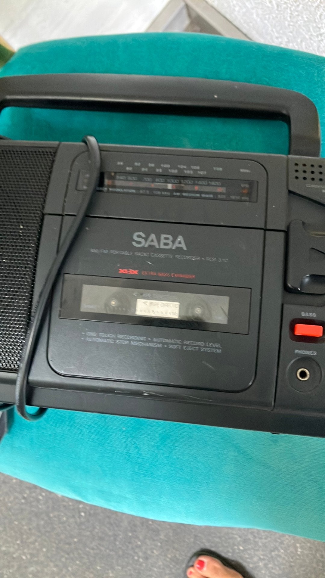 Saba radio casetterecorder, Ophalen of Verzenden, Zo goed als nieuw