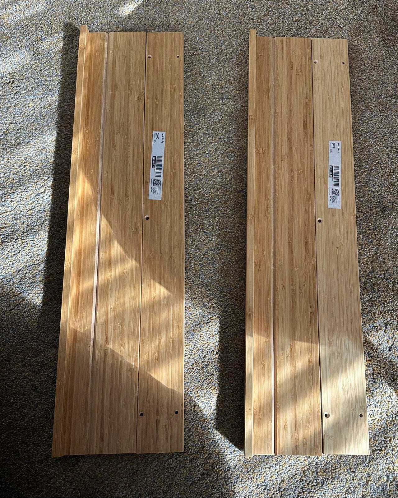 Maleras ikea  bamboo schilderij planken 2x, Ophalen, Zo goed als nieuw