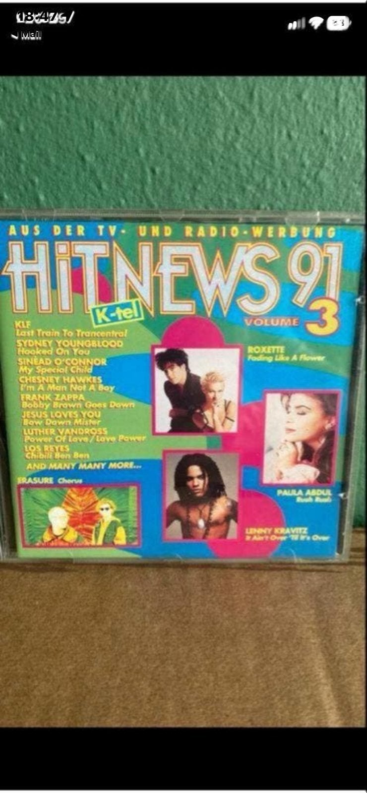 Hitnews 91 Volume 3 CD - Diverse Artiesten, Ophalen of Verzenden, Gebruikt, Verzamelalbum