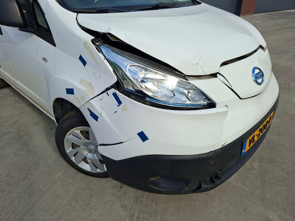 Nissan E-NV200 Optima Airco Lichte Schade zie foto's, Stof, Gebruikt, Wit, Grijs