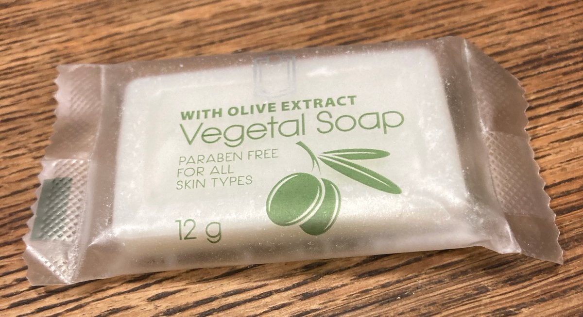 Vegetale zeep met olijfextract, parabenenvrij, 12g, Ophalen of Verzenden, Nieuw, Bad & Douche