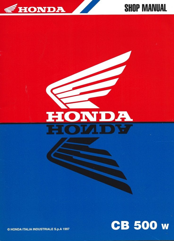 Honda CB500 Addendum shop manual (3620z), Motoren, Verzenden, Honda