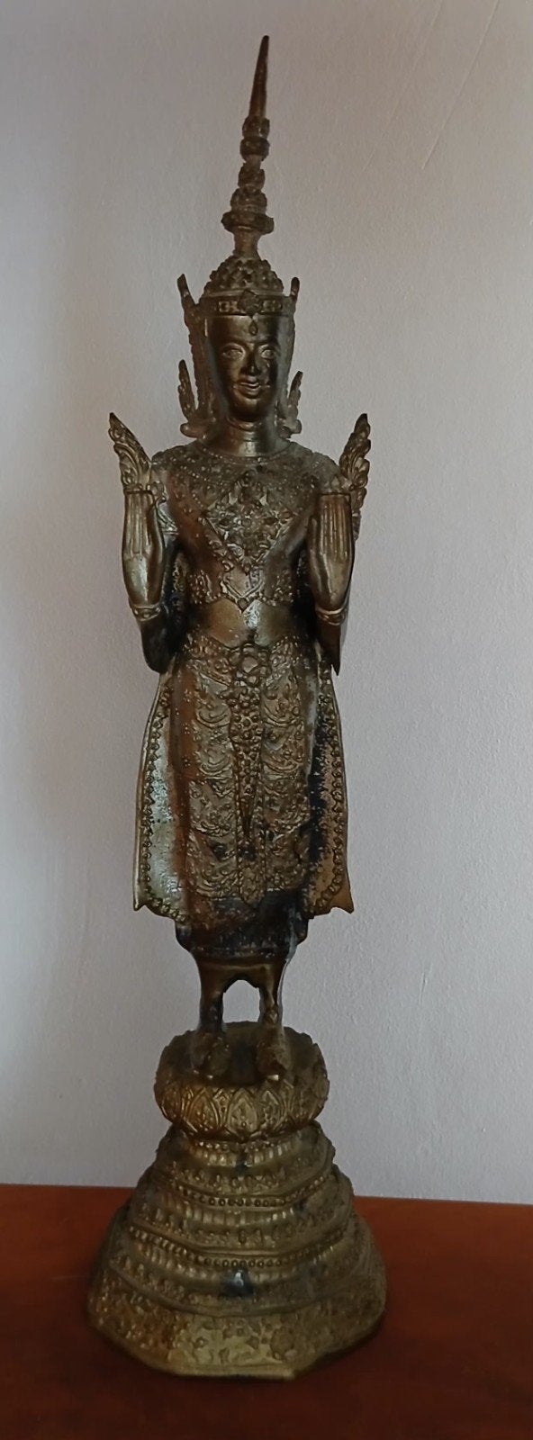 Thaise Rattanakosin gekroonde Boeddha,, Ophalen of Verzenden