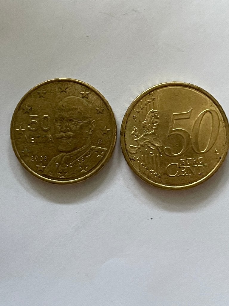 Griekland munt 50 cent 2009, Postzegels en Munten, Munten | Europa | Euromunten, Ophalen of Verzenden, 50 cent, Losse munt