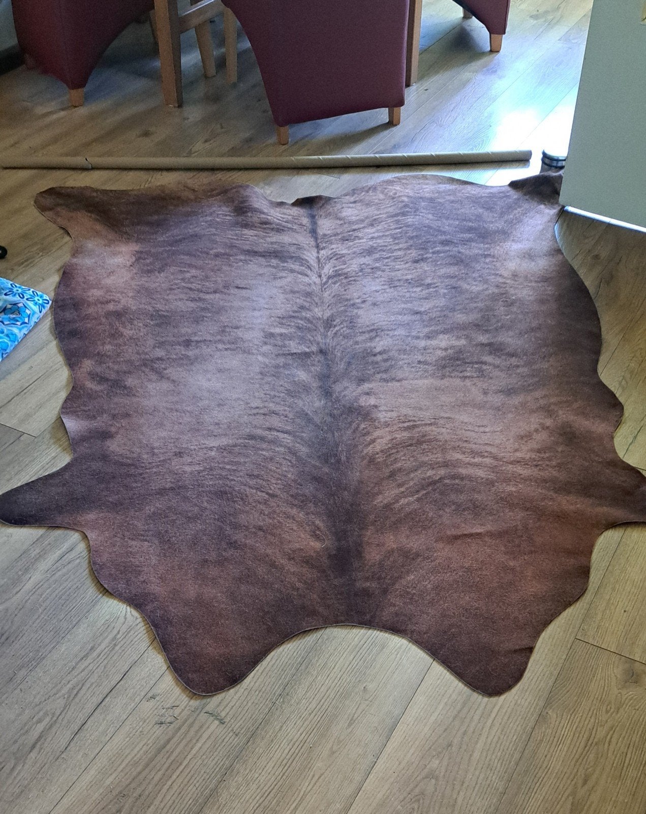 Koeienvel - zo goed als nieuw, 100 tot 150 cm, Bruin, Natuurlijk, rustiek, Ophalen of Verzenden