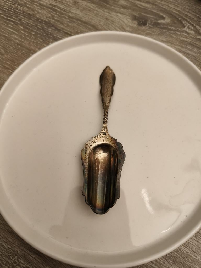 Silver suiker schep, Ophalen of Verzenden, Zilver, Zilver