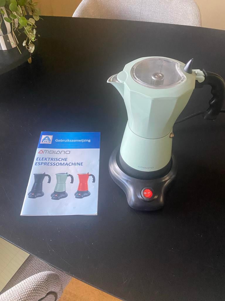 Ambiano Elektrische Espressomachine, Espresso apparaat, Gemalen koffie, Ophalen of Verzenden, Zo goed als nieuw