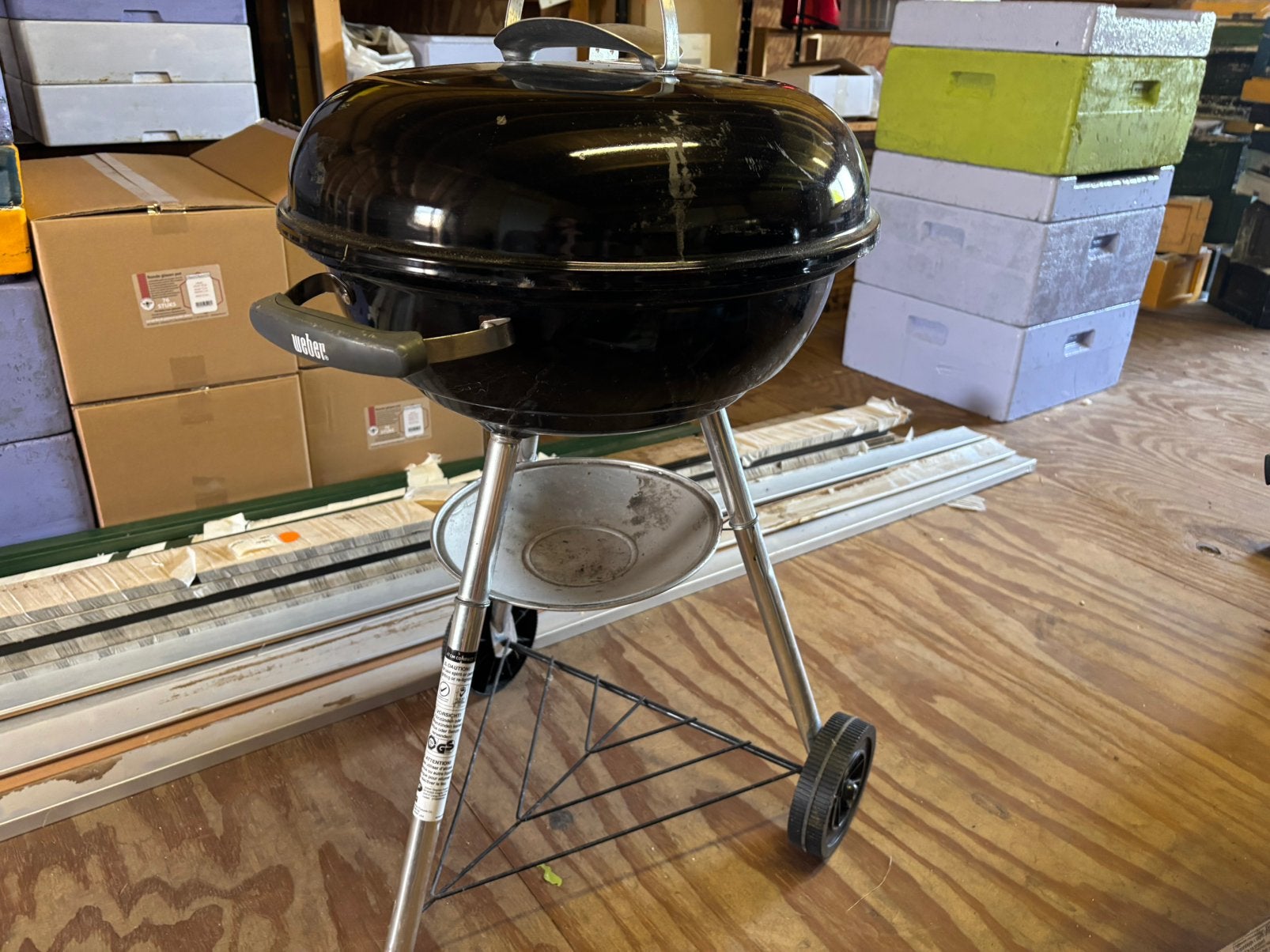 Weber compact 47 cm, Ophalen, Zo goed als nieuw