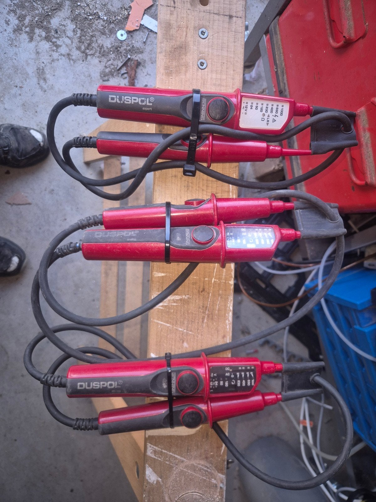Duspol Expert Spanningstesters - Set van 3, Ophalen of Verzenden, Gebruikt, Elektriciteit