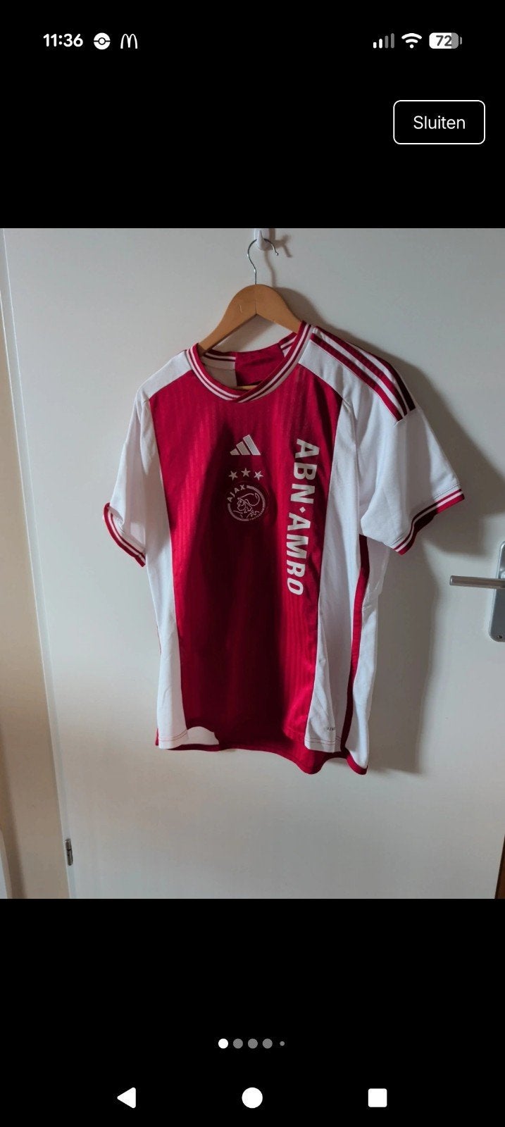 Ajax Thuistenue 2021/2022 (Shirt, Broekje, Sokken), Kleding | Dames, Ophalen, Adidas, Zo goed als nieuw, Rood