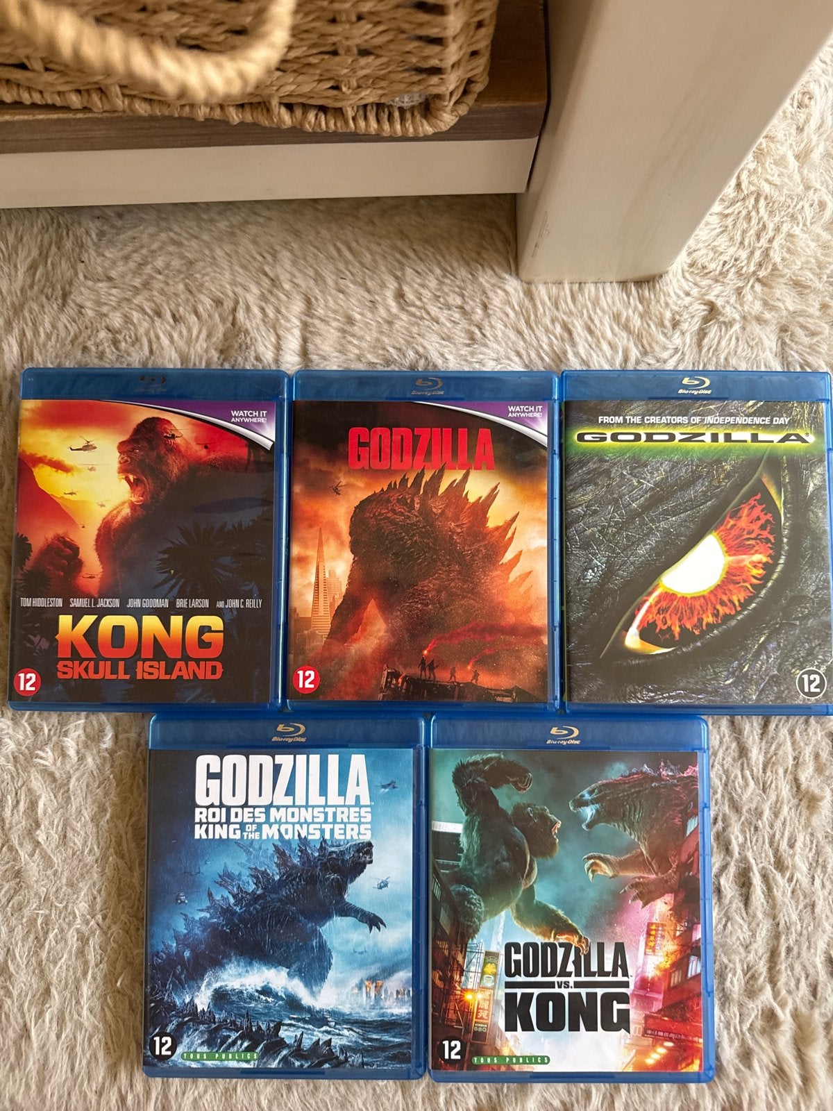 Godzilla & Kong Blu-ray Collectie (5 films), Engels, Nederlands, Boxset, Actie