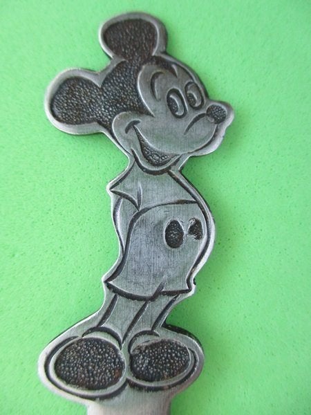 (KB5530) Kinderbestek Mickey Mouse vork, Ophalen of Verzenden, Gebruikt