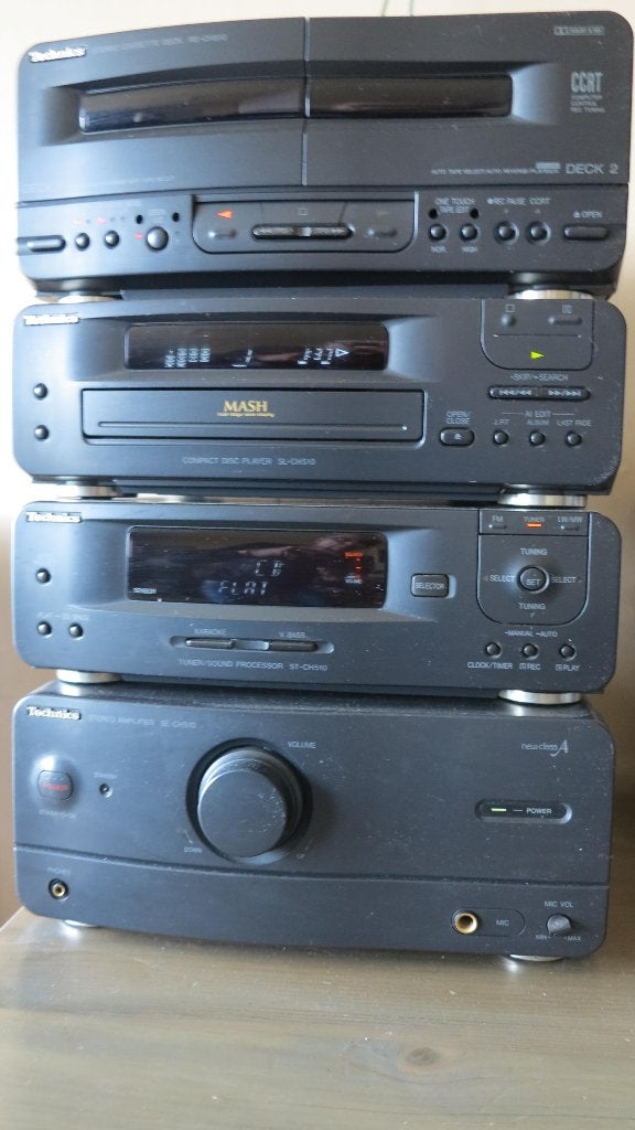 Technics stereo set, Gebruikt, Losse componenten, Cassettedeck, Ophalen