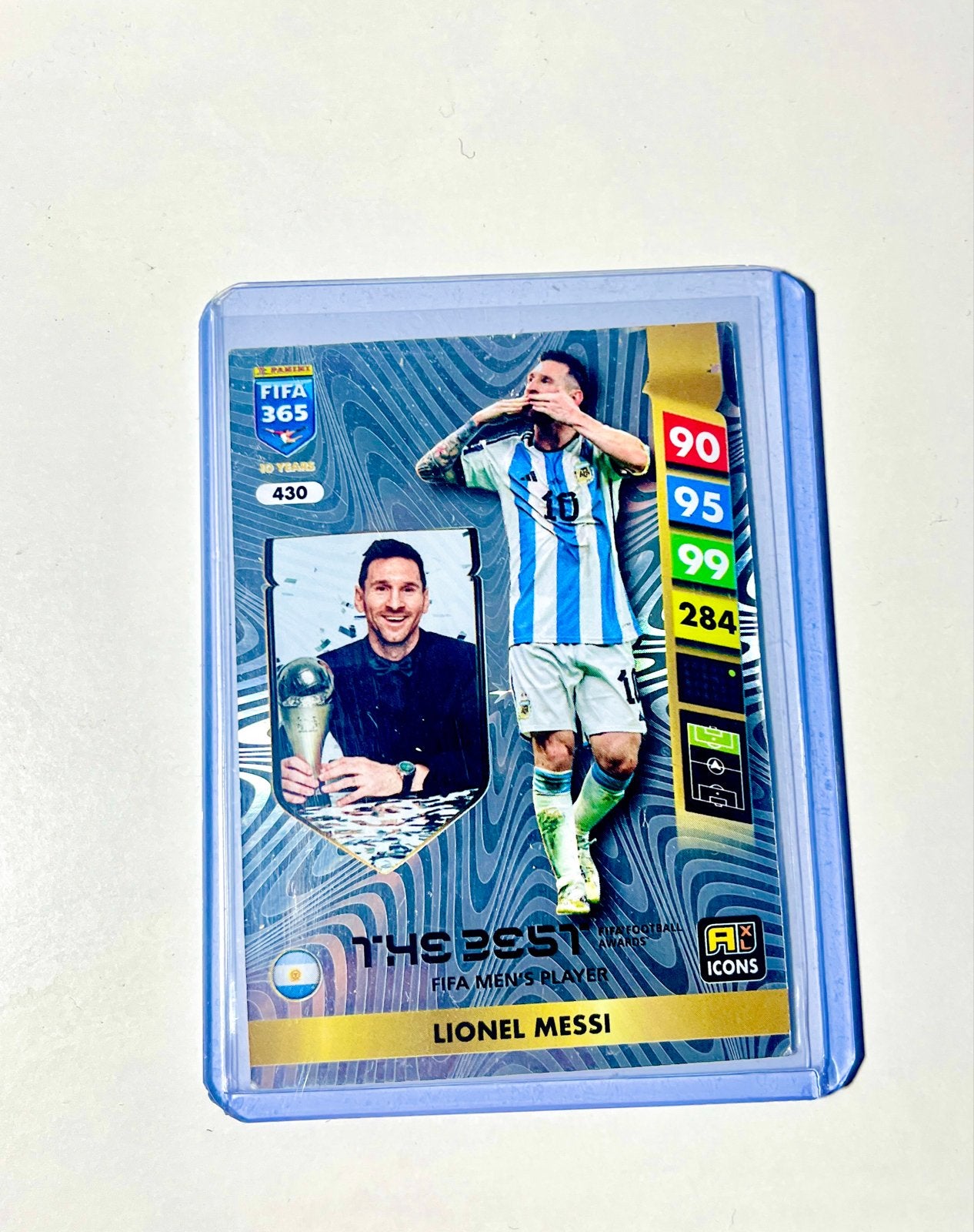 Panini FIFA 365 Adrenalyn XL 2025 Lionel Messi Kaart, Ophalen of Verzenden, Zo goed als nieuw, Buitenlandse clubs, Spelerskaart