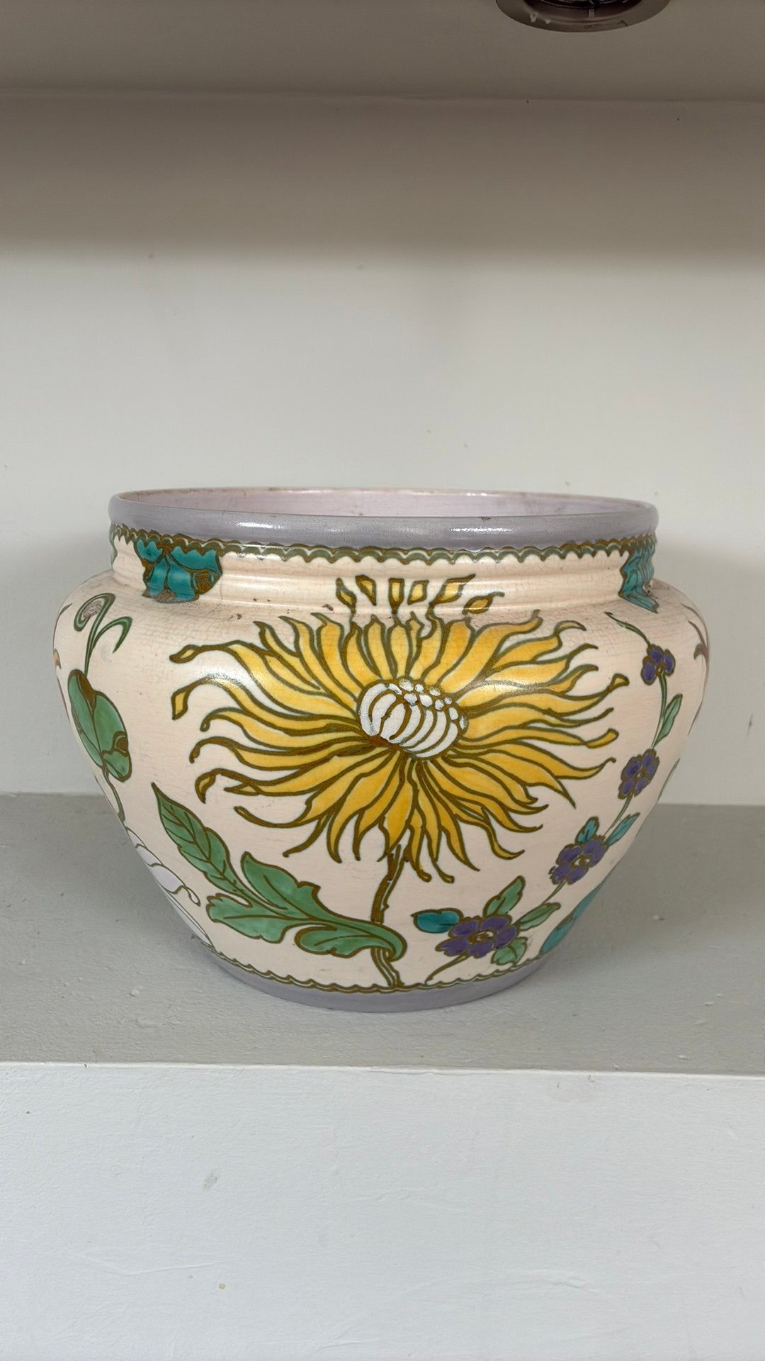 Gouda Holland bloempot, Ophalen of Verzenden