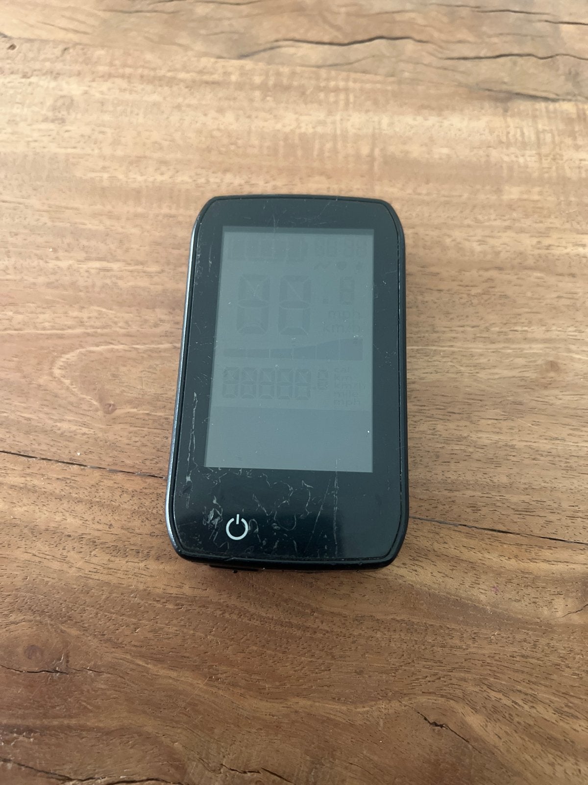 Fietscomputer met defect scherm - voor onderdelen, Ophalen, Gebruikt