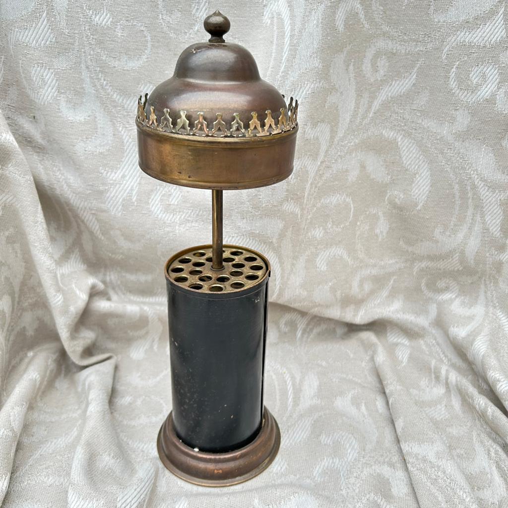 Antieke sigaretten dispenser met muziekdoos jaren ‘30-‘60, Antiek en Kunst, Curiosa en Brocante, Ophalen of Verzenden