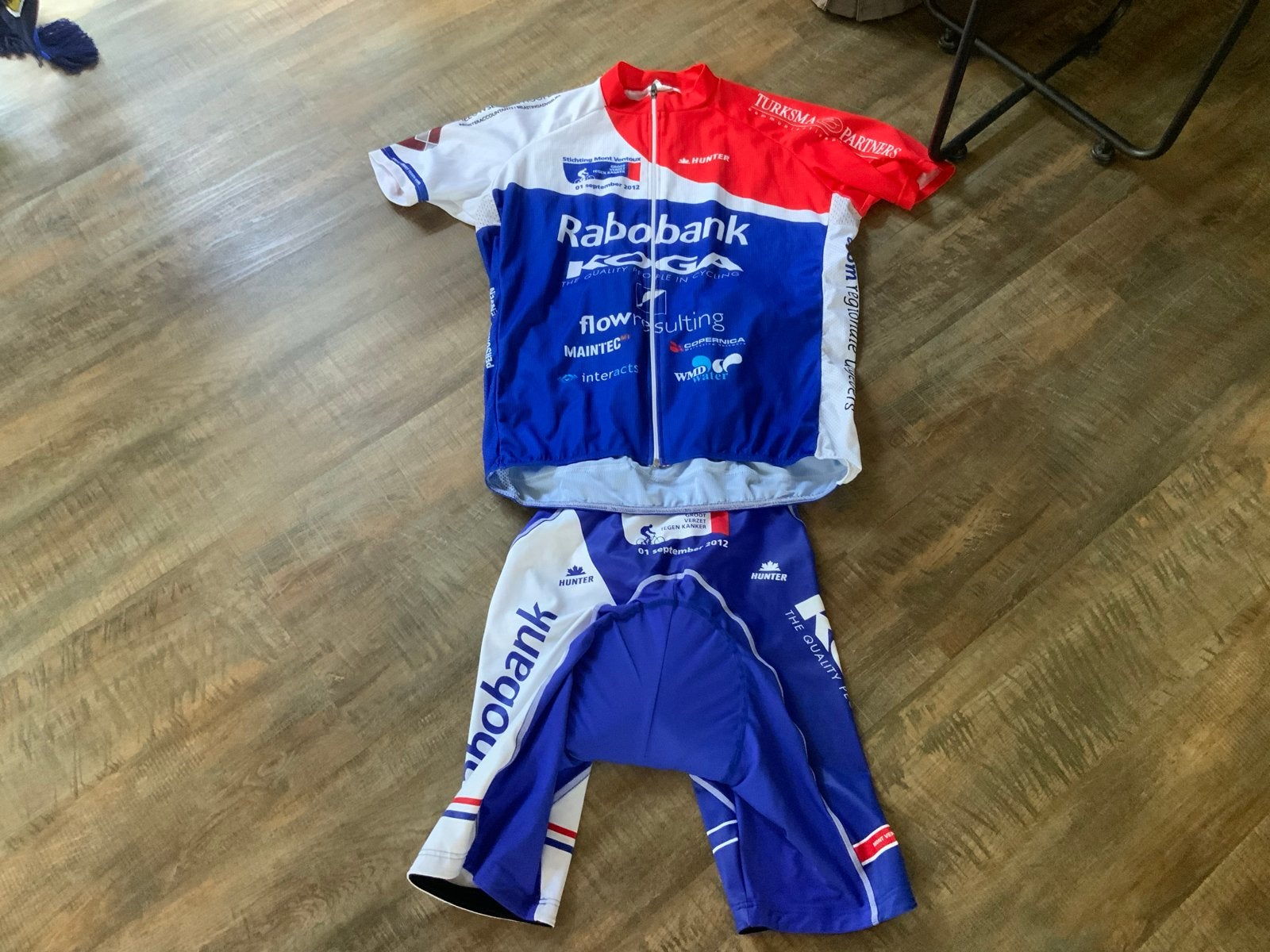 Rabobank Koga wielrenners tenue - Maat M, Ophalen of Verzenden, Zo goed als nieuw, Bovenkleding, Heren