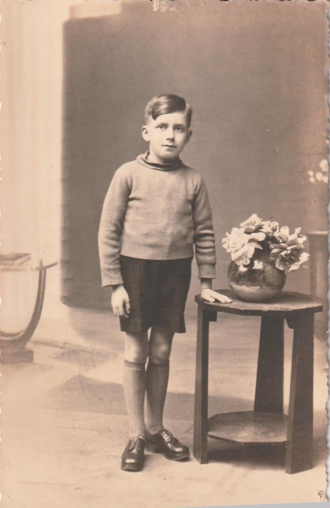 fotokart  -  jongen, Verzenden, Voor 1940, Zo goed als nieuw, Kind