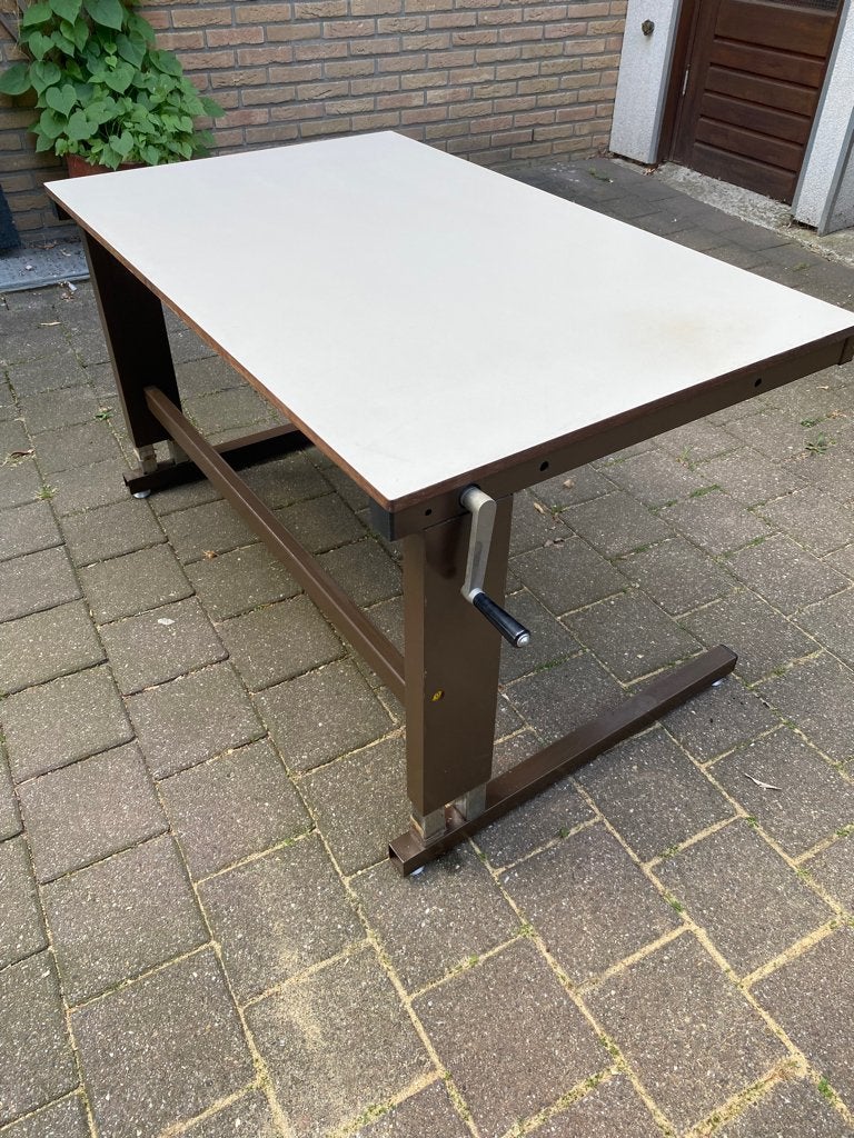 2 computertafels, Ophalen, 40 tot 80 cm, Kunststof, Gebruikt