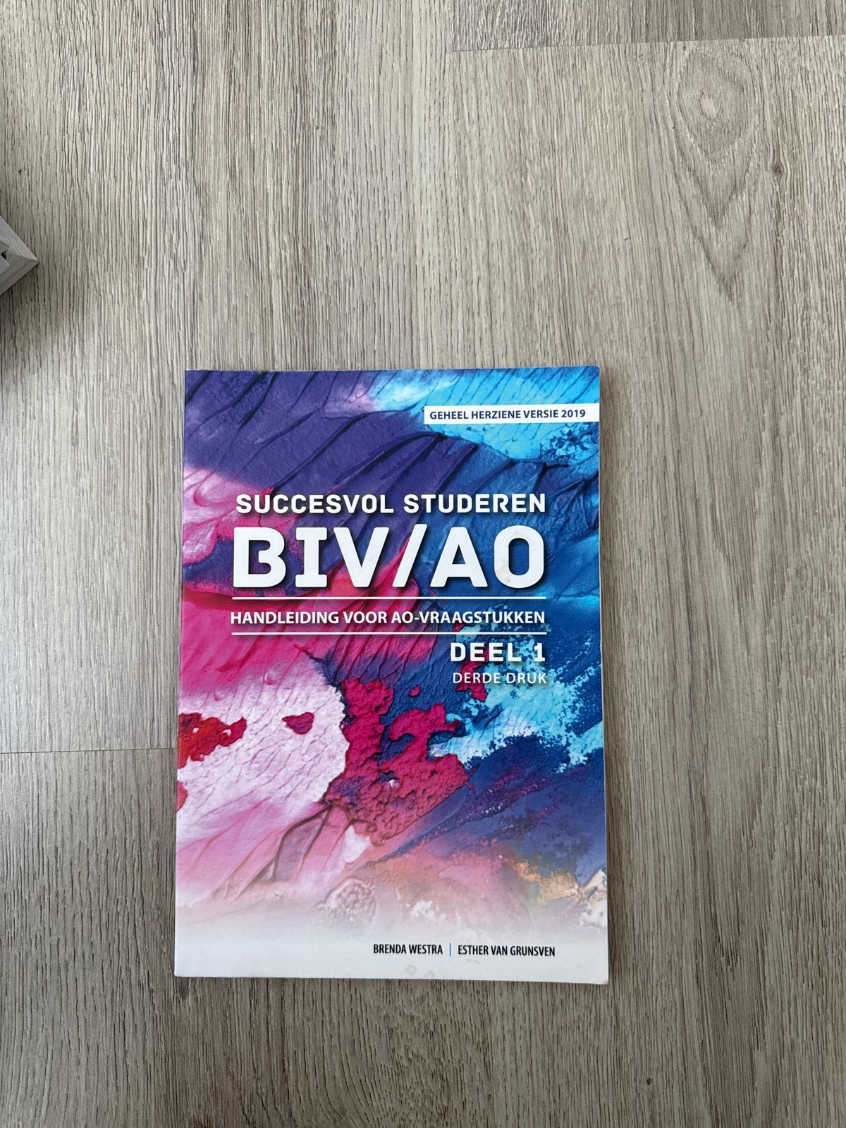 Succesvol Studeren BIV/AO Deel 1 - Handboek AO-vraagstukken, Boeken, Ophalen of Verzenden, Gamma, Zo goed als nieuw, HBO