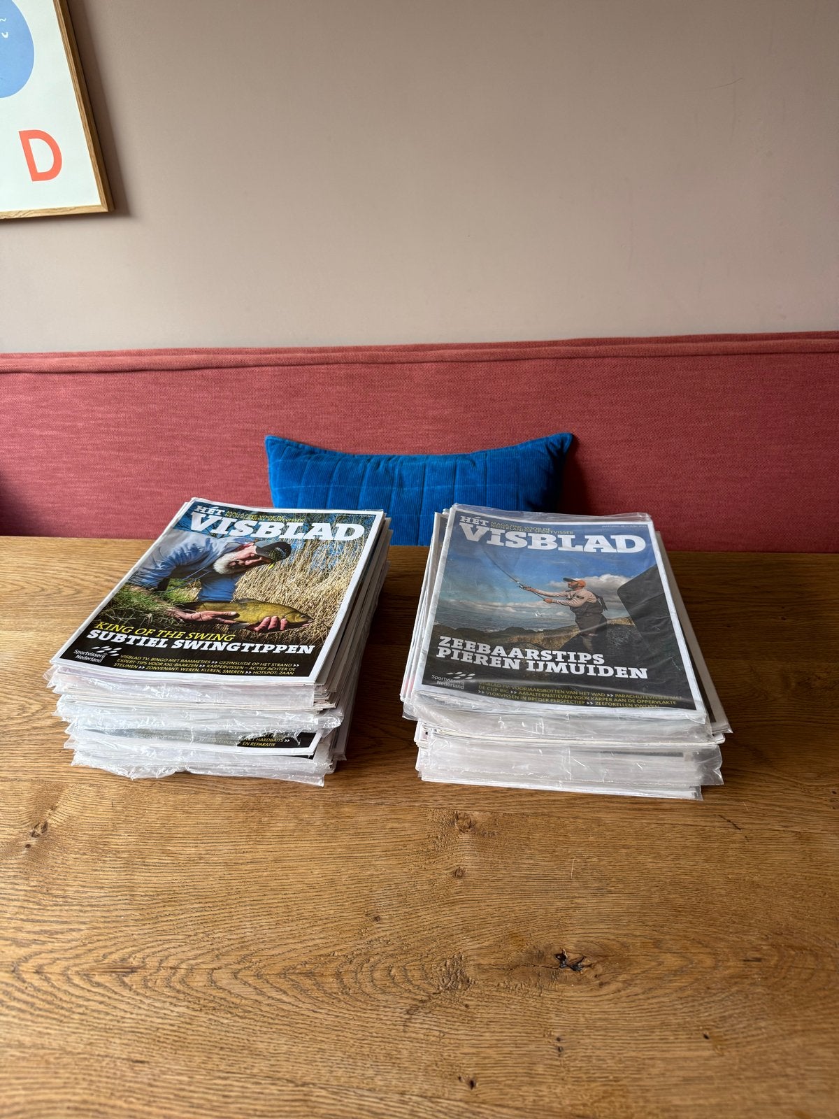 Grote collectie Het Visblad - veel nog in verpakking!, Ophalen, Zo goed als nieuw, Sport en Vrije tijd