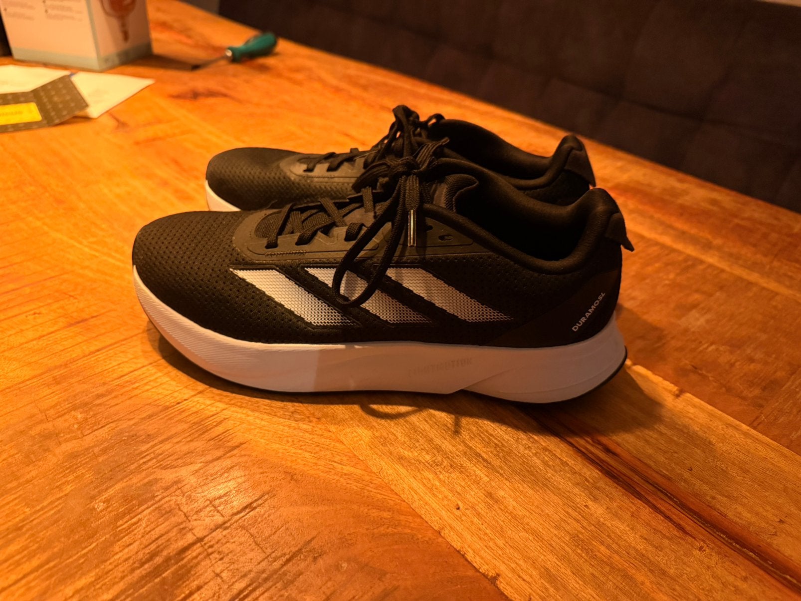 Adidas duramo sl sportschoenen maat 42, Sport en Fitness, Loopsport en Atletiek, Ophalen of Verzenden, Zo goed als nieuw, Overige typen