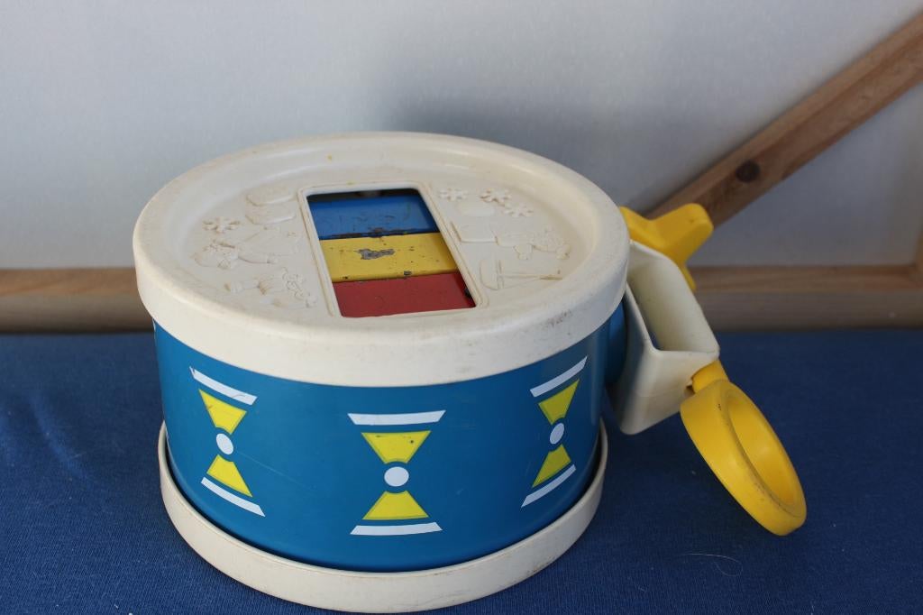 ficher price trommel, Ophalen of Verzenden, Gebruikt, Speelset, Met geluid
