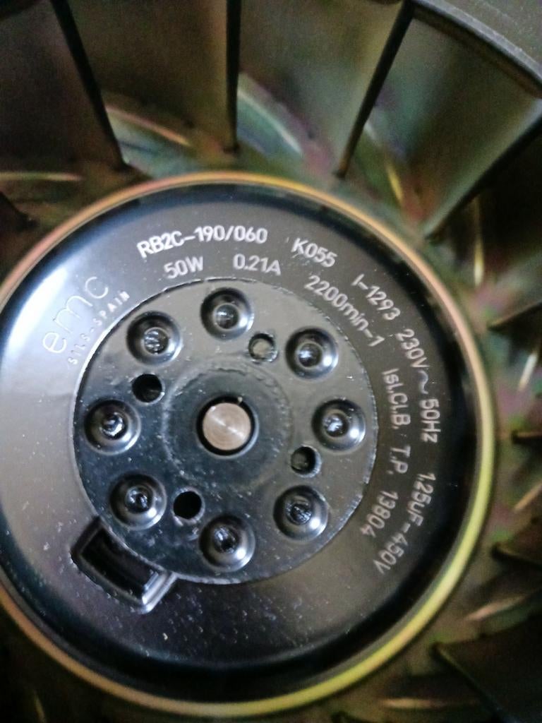 Itho Daalderop ventilatie, CVE-66, nieuwe motorplaat in doos, Ophalen of Verzenden, Nieuw, Afzuiger