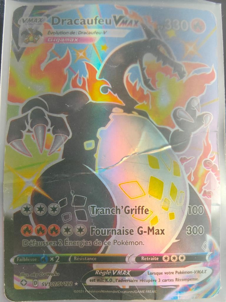 Deacaufeu vmax Pokemon kaart, Hobby en Vrije tijd, Verzamelkaartspellen | Pokémon, Ophalen, Zo goed als nieuw, Losse kaart