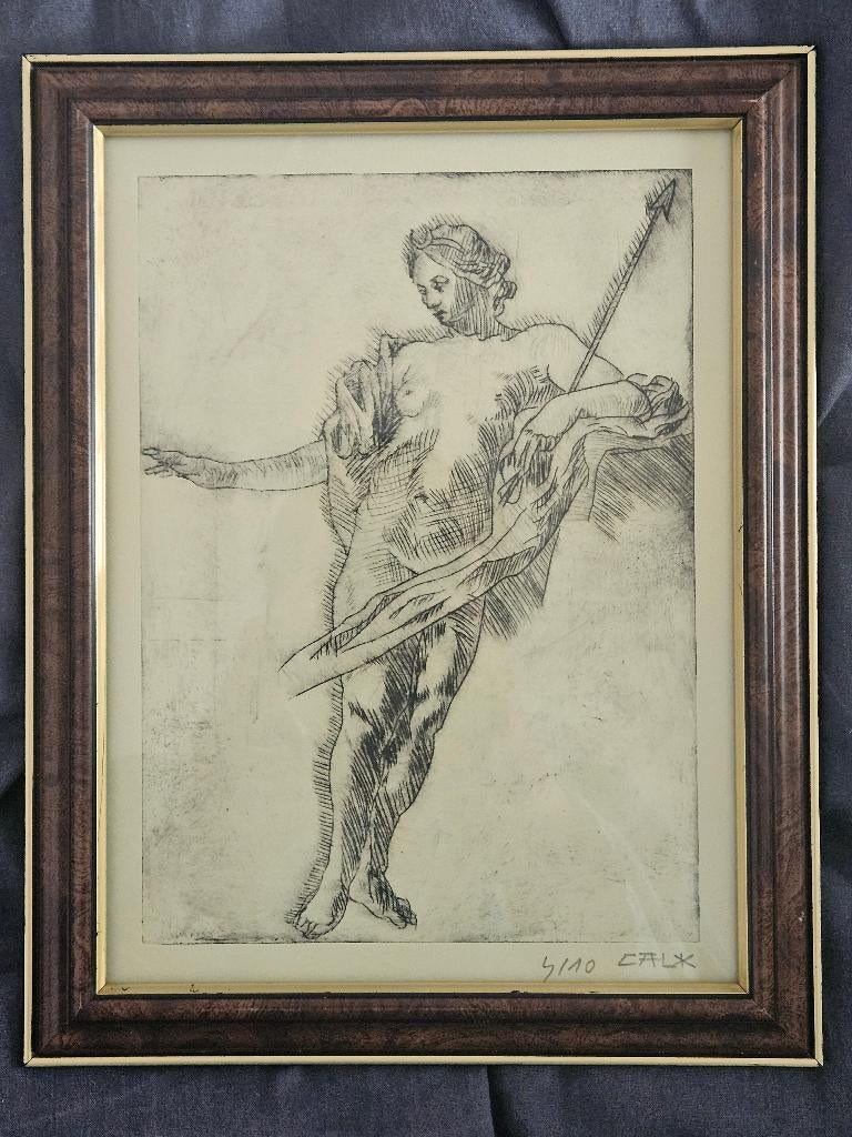 Diana droog nald (schilderij), Antiek en Kunst, Kunst | Schilderijen | Klassiek, Ophalen