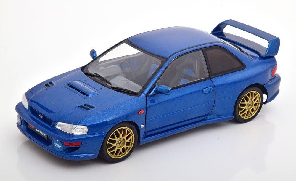 Subaru Impreza 22B STI Version 1998 Blauw Metallic 1-18 Soli, Solido, Tschuiten@hotmail.com, Auto, Solido
