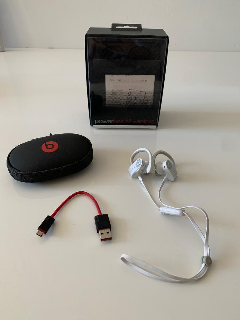 PowerBeats 2 wireless wit VASTE PRIJS!!!, Ophalen of Verzenden, Zo goed als nieuw, Beats, Draadloos