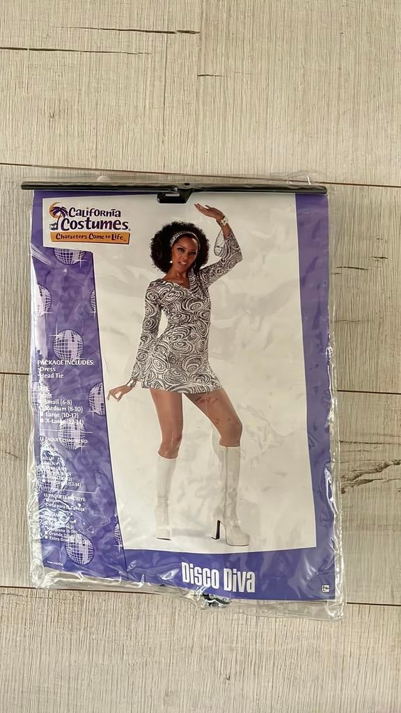 Disco jurk maat M, Carnaval, Kleding, Gedragen, Ophalen