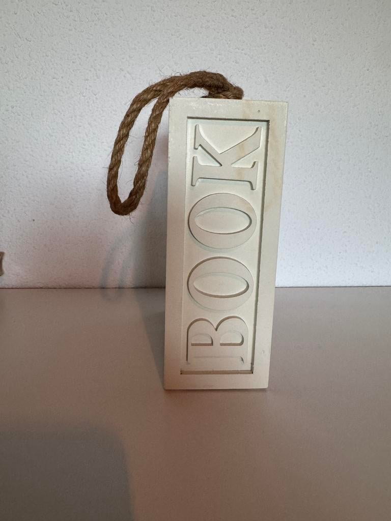 Decoratieve Boekensteun met Touw, Ophalen of Verzenden, Gebruikt