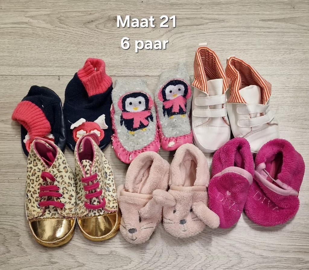 Meisjes schoenen set - 6 paar - maat 21, Kinderen en Baby's, Babykleding | Schoentjes en Sokjes, Schoentjes, Meisje, Nieuw, Ophalen of Verzenden