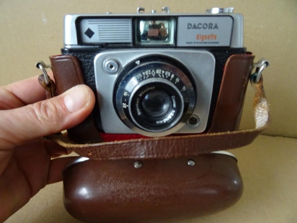 Dacora Dignette vintage bakelieten camera Dacora Dignette, Gebruikt, Compact, Onbekend, Ophalen of Verzenden