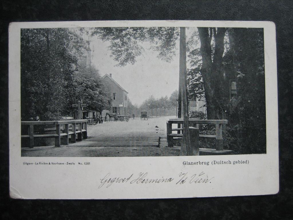 GLANERBRUG Duitsch gebied 1904, Ophalen of Verzenden, Voor 1920, Overijssel