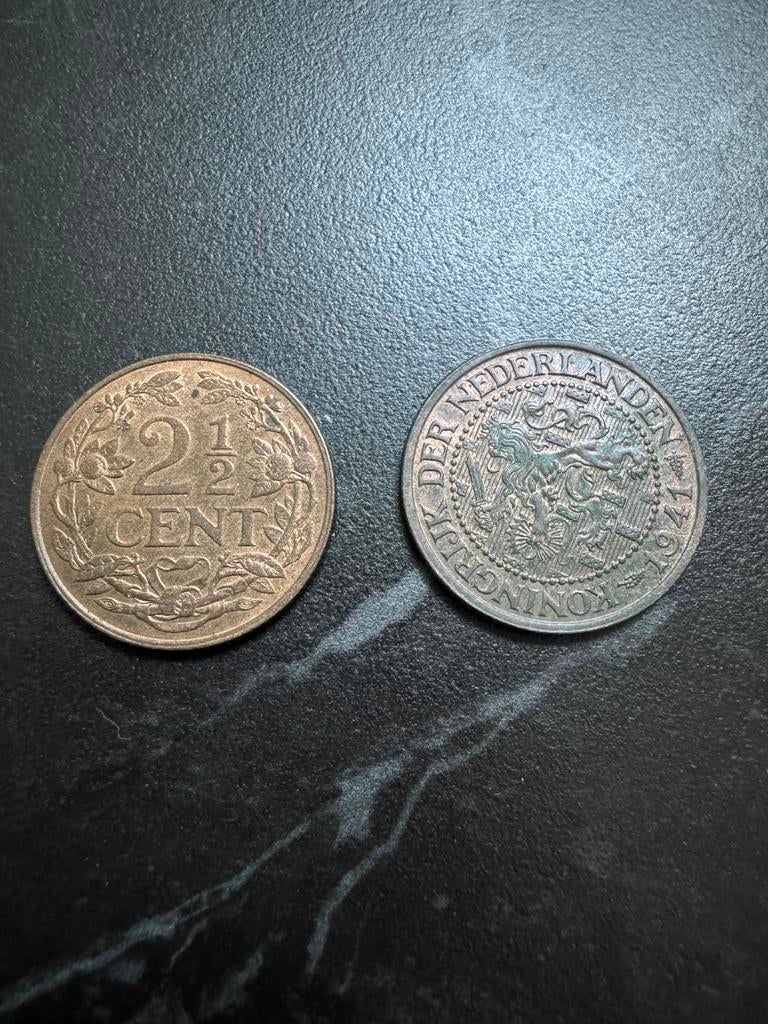 Munt 2,5 cent 1941 koninkrijk der Nederlanden halve stuiver, Postzegels en Munten, Munten | Nederland, Ophalen of Verzenden, Koningin Wilhelmina