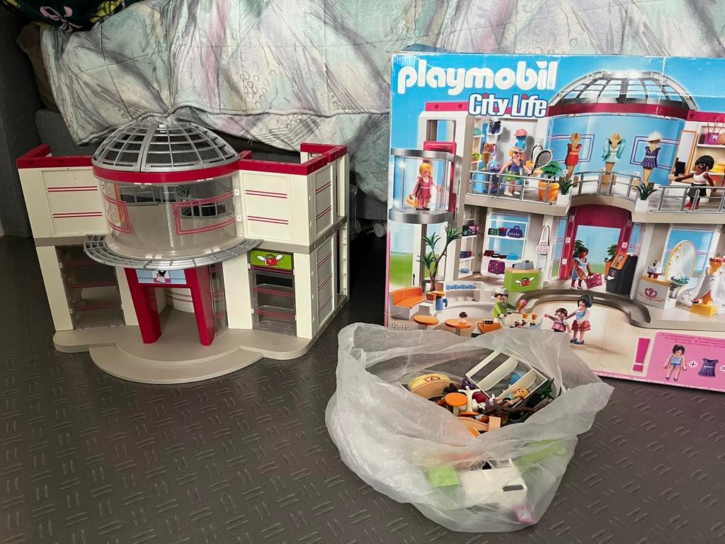 Zgan winkelcentrum playmobil 5485, Ophalen of Verzenden, Gebruikt, Complete set