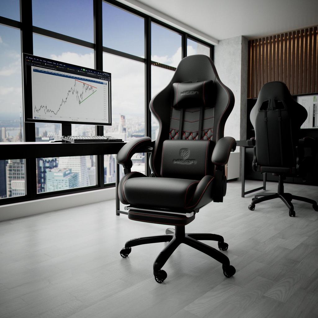 Gamestoel-Bureaustoel-Zwart, Huis en Inrichting, Bureaustoelen, Nieuw, Bureaustoel, Zwart, Ergonomisch, Gaming bureaustoel, Ophalen
