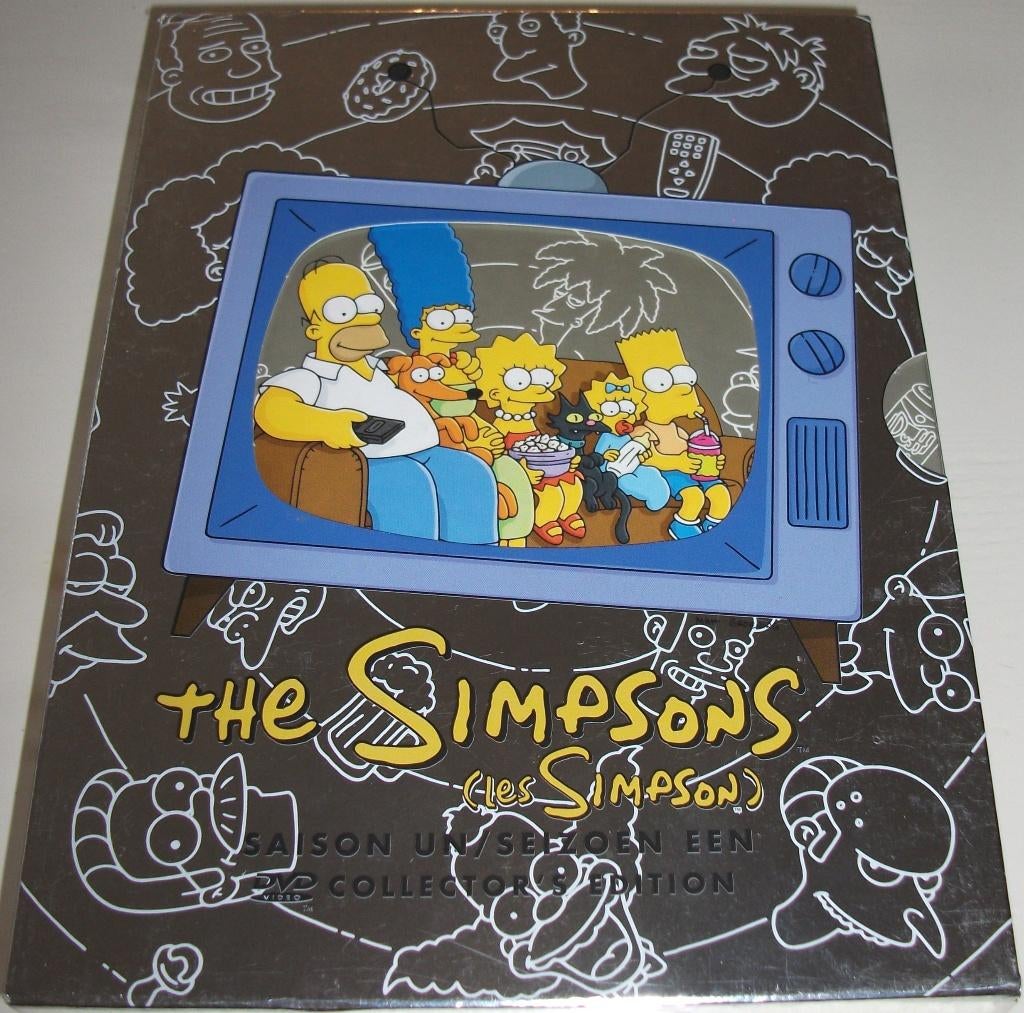 Dvd *** SIMPSONS *** 3-Disc Boxset Seizoen 1, Boxset, Ophalen of Verzenden, Zo goed als nieuw, Komedie