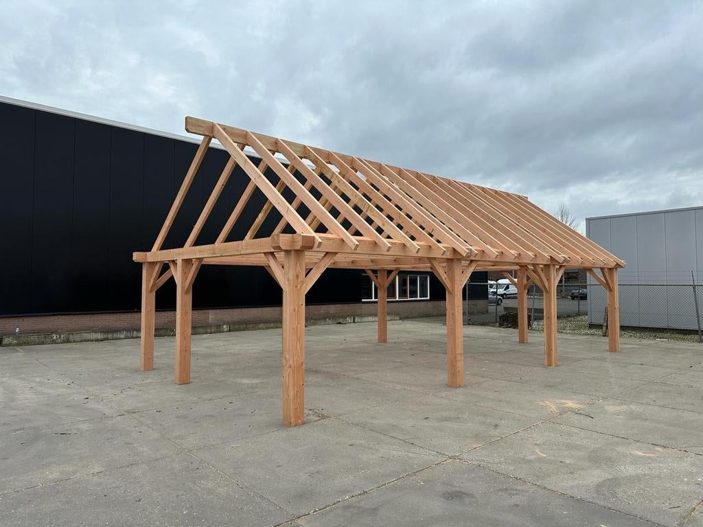 Douglas schuur constructie Zadeldak, Ophalen of Verzenden, Nieuw, Veranda