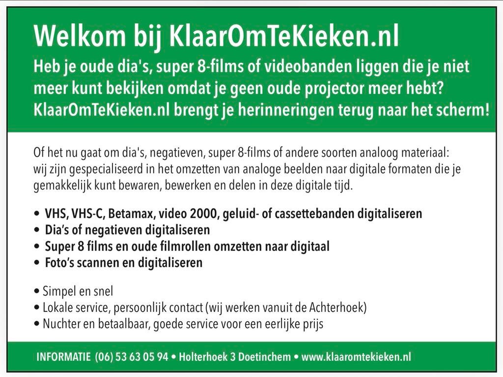 Van analoog naar digitaal, Ophalen of Verzenden