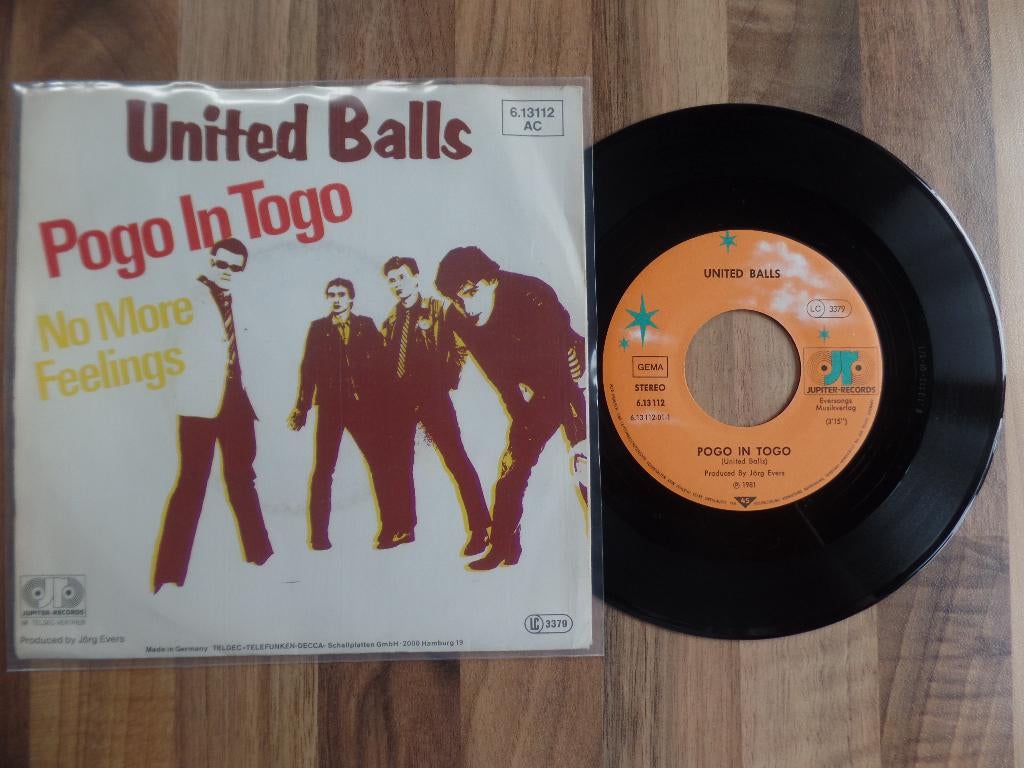 single  United Balls – Pogo In Togo, Cd's en Dvd's, Gebruikt, 7 inch, Single, Ophalen of Verzenden